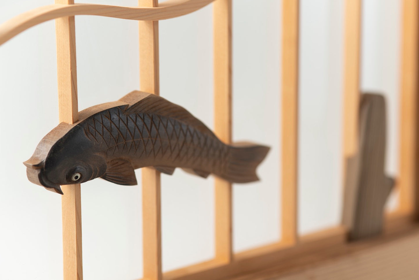 Japanese Stained-Glass Fusuma Painting: Bountiful Sea beneath Mount Fuji